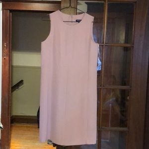 Pink dress knee height